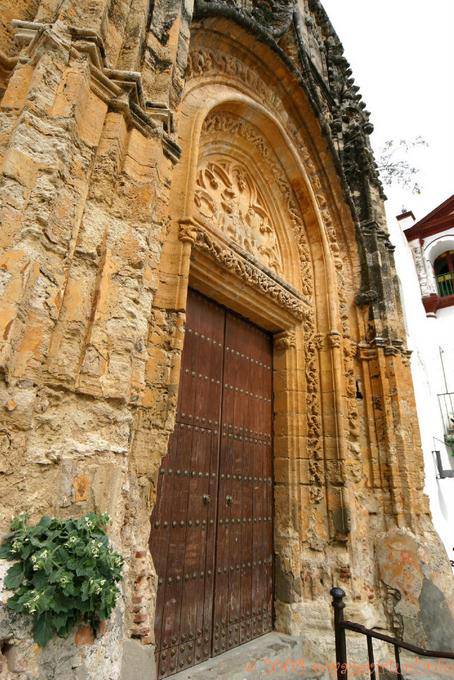 Igreja porta esculpida San Jorge, Alcalá de los Gazules - Espanha