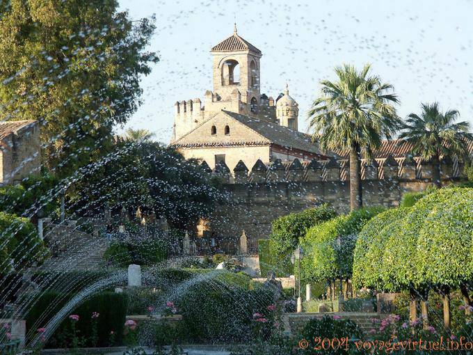 Jato de água, Alcazar Cordoba - Espanha