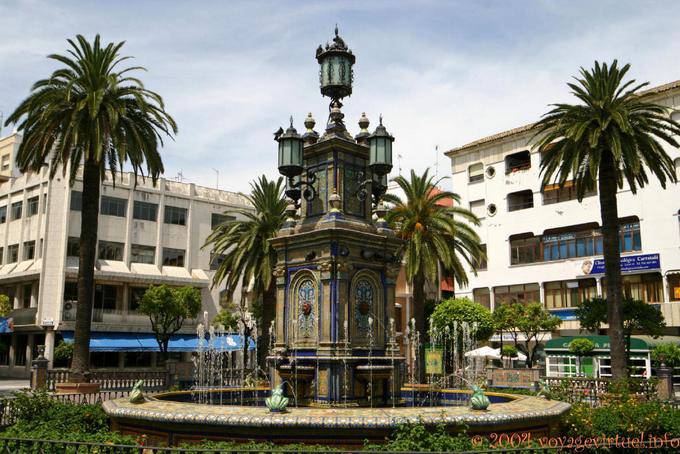 Fountain Plaza Alta, Algeciras - Espanha, Andaluzia