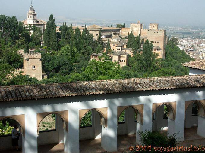 Alhambra Generalife Granada Panorâmica - Espanha, Andaluzia