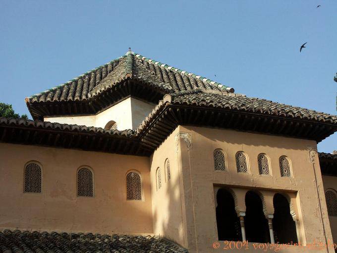 Telhados de beleza, Alhambra, Granada - Espanha