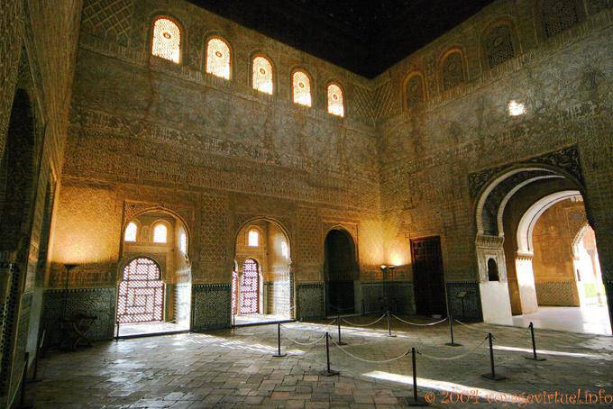 A Câmara dos Embaixadores, Alhambra Nasrid Granada - Espanha, Andaluzia