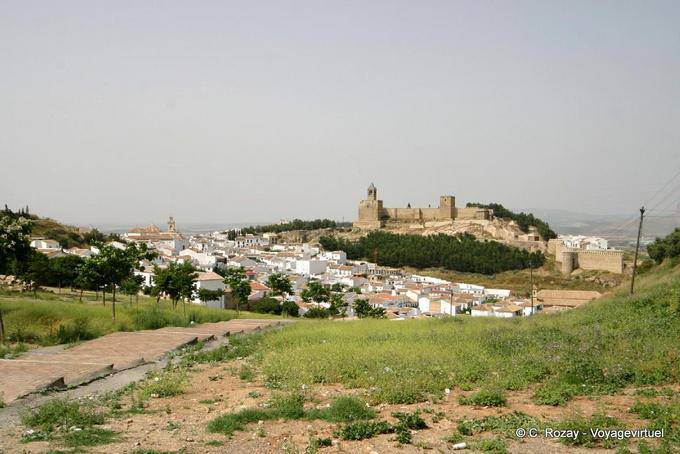 Vista panorâmica da cidade de Antequera - Espanha