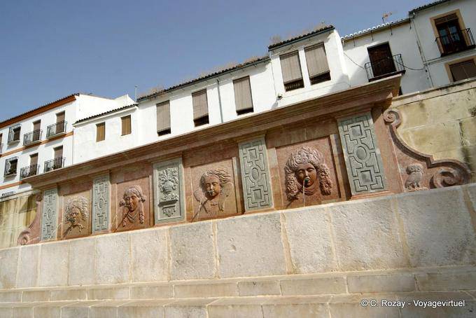 Fonte dos quatro elementos, Plaza Coso Viejo, Antequera - Espanha