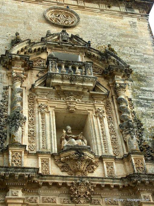 Detalhe basílica barroca, Arcos de la Frontera - Espanha