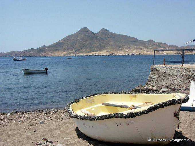 Paisagem de Cabo de Gata - Espanha, Andaluzia
