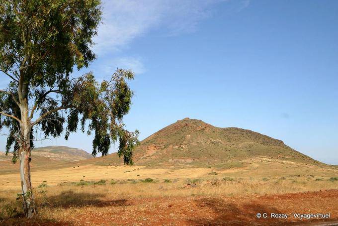 Paisagem descascado pelo sol, Cabo de Gata - Espanha, Andaluzia