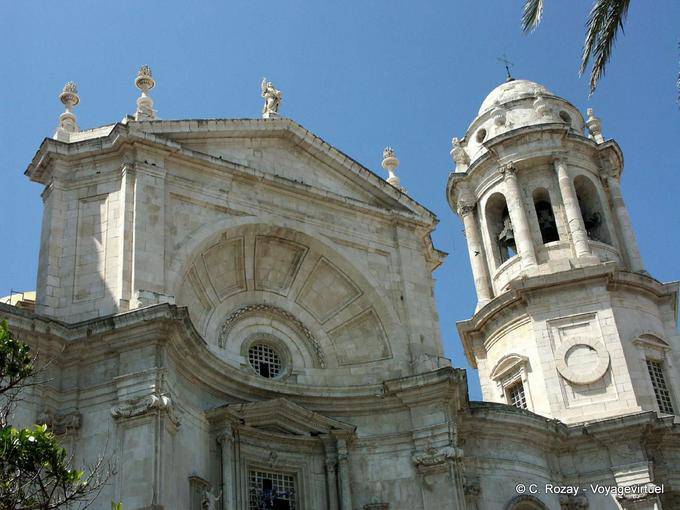 Cadiz, image de la cathédrale - Espanha, Andaluzia