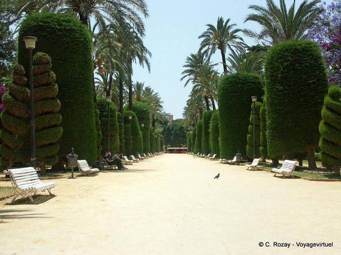 Driveway Parque Genoves, Cadiz - Espanha, Andaluzia