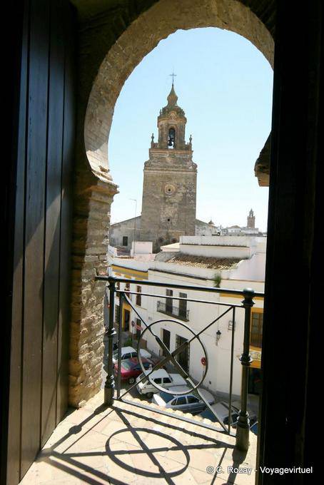 Vista mouro do Puerta de Sevilla, Carmona - Espanha, Andaluzia