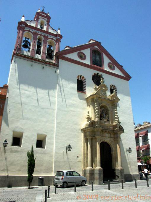 Vermelho e branco da igreja, Cordoba - Espanha
