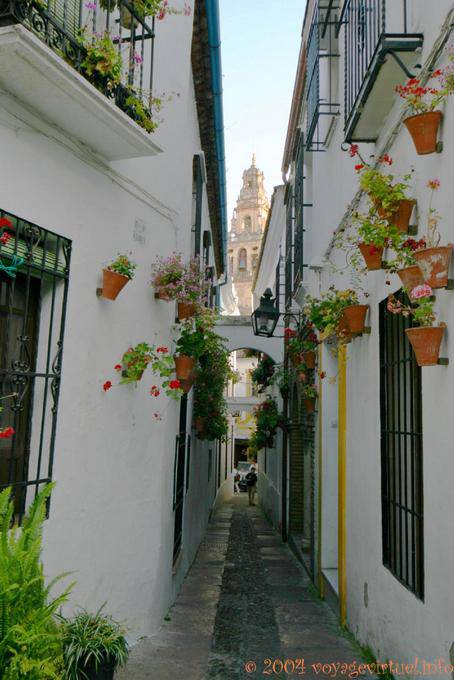 Medina y Corella, beco estreito, Cordoba - Espanha, Andaluzia
