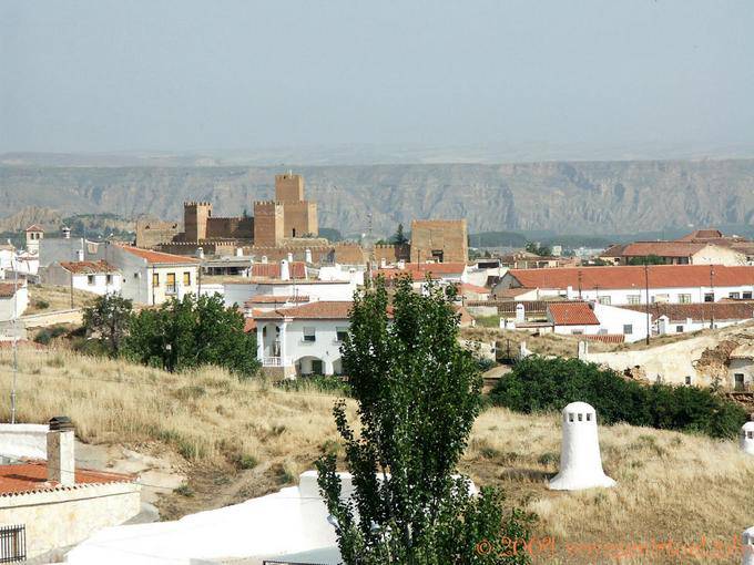 Visão geral de Guadix - Espanha