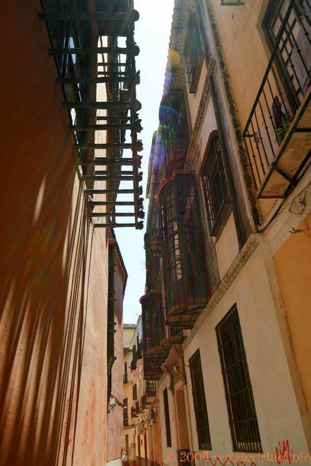 Alley, na cidade velha, Malaga - Espanha, Andaluzia
