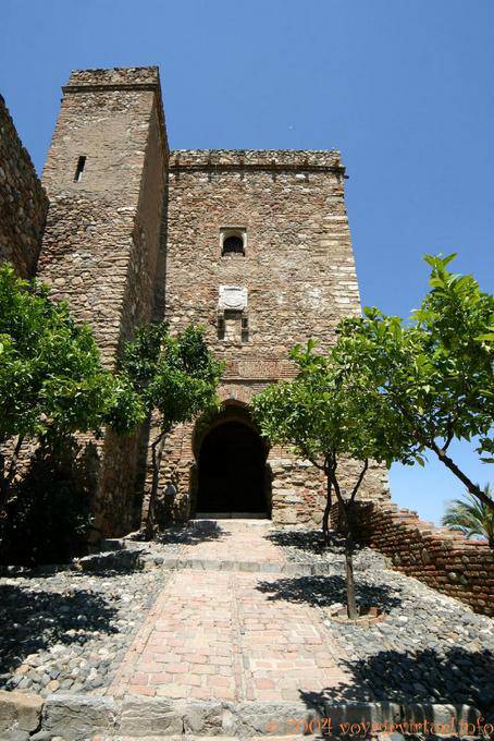 Torre del Cristo, Alcazaba, Malaga - Espanha, Andaluzia