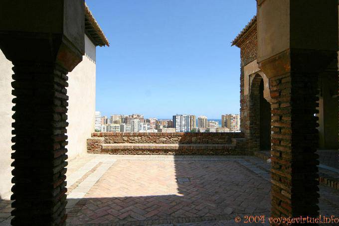 Vista para a Cidade do Alcazaba, Malaga - Espanha, Andaluzia