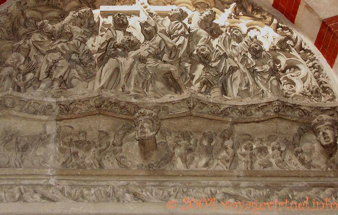 Scupture parede religioso, Mezquita Cordoba - Espanha, Andaluzia