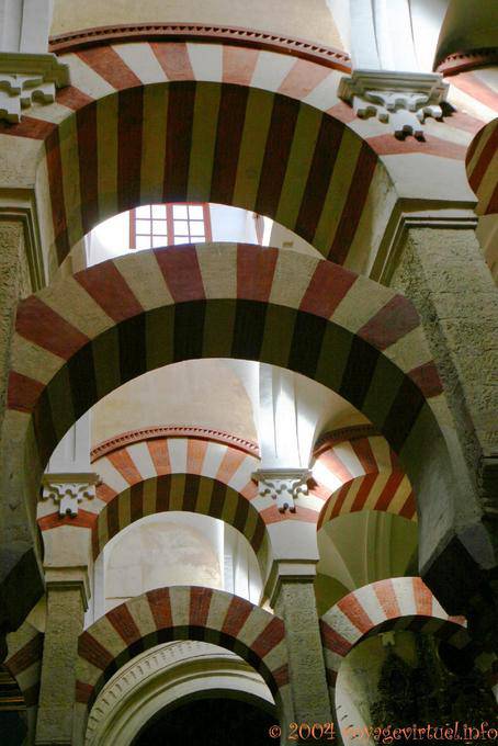 Arcadas duplas da mesquita, Cordoba Mezquita - Espanha, Andaluzia