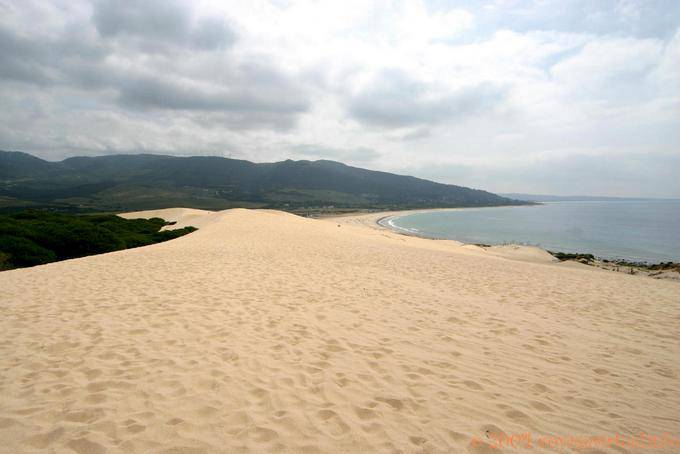 A enorme variedade de Punta Paloma ver das dunas - Espanha
