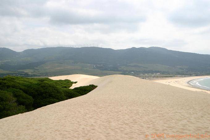 Dunas de areia brancas, Punta Paloma - Espanha
