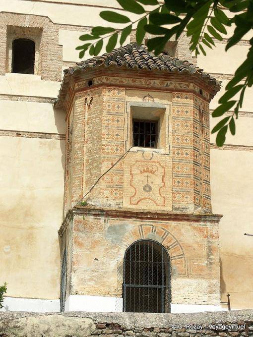 Pintura velha na Iglesia Sancti Spiritu, Ronda - Espanha, Andaluzia