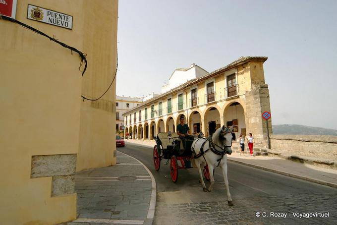 Arcades antes puente Nuevo, Calle Armiñán, Ronda - Espanha, Andaluzia