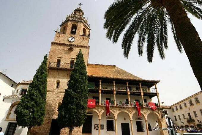 Igreja da Colegiada de Santa Maria la Mayor, Plaza Duquesa de Parcent, Ronda - Espanha, Andaluzia