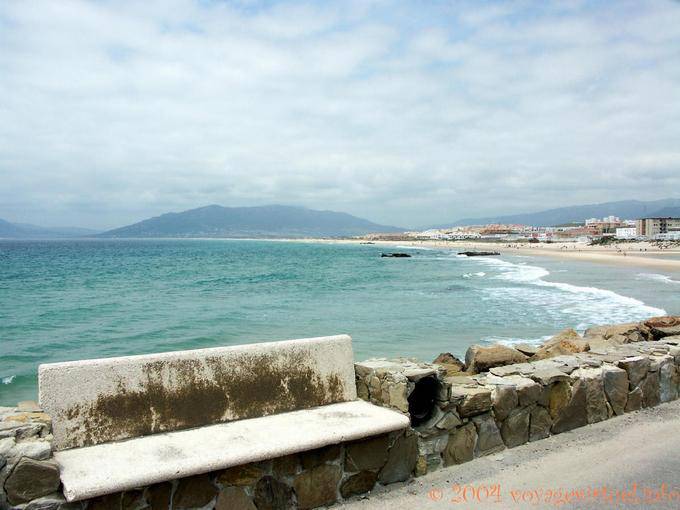 Olhe em direção a Gibraltar, Tarifa - Espanha