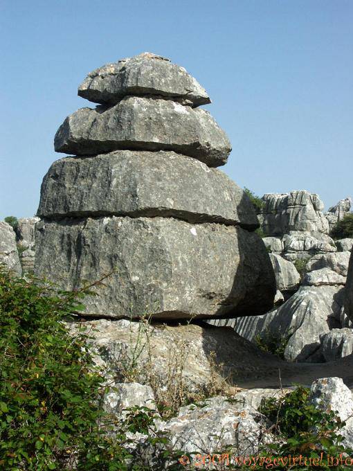 Fraturas da rocha, Torcal de Antequera - Espanha