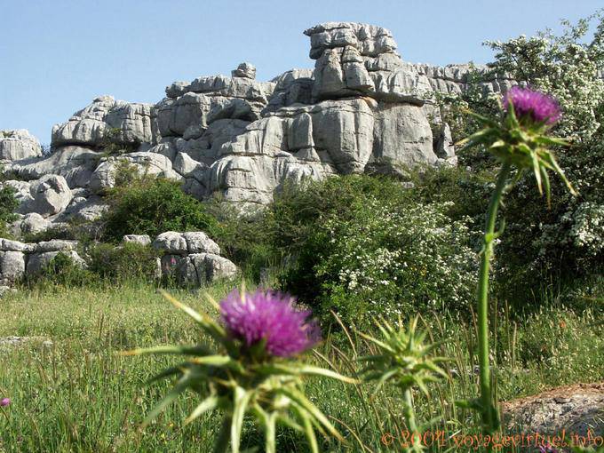Karst em El Torcal de Antequera - Espanha, Andaluzia