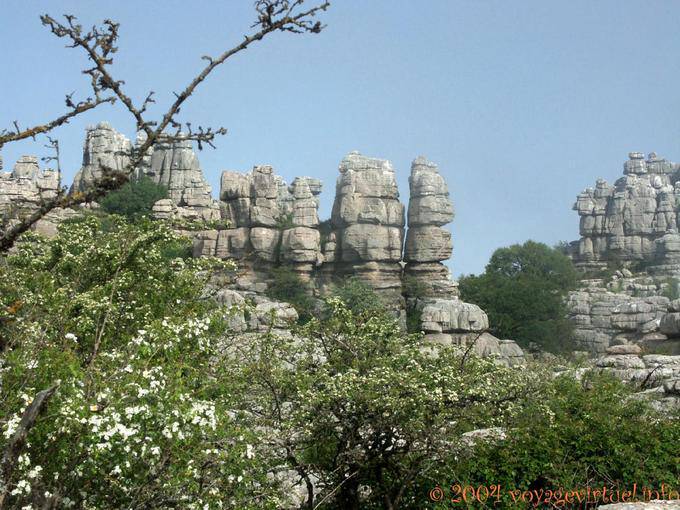 Natureza e formas corroído Torcal de Antequera - Espanha
