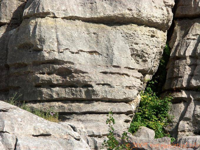 Rocha típica da Sierra del Torcal - Espanha