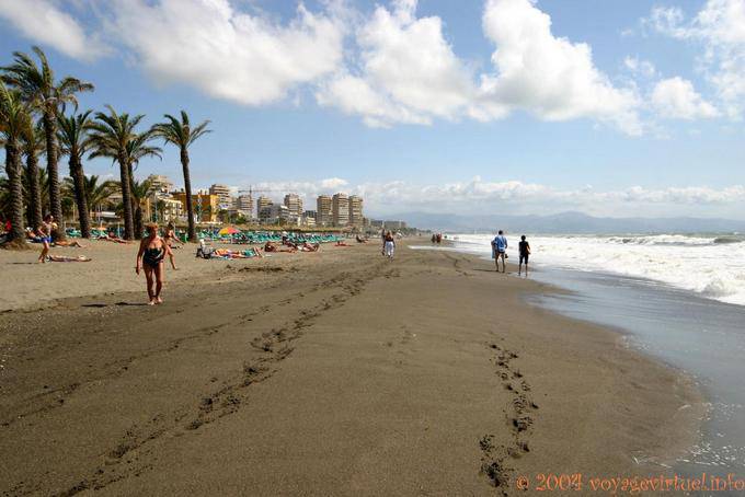 Praia em Torremolinos - Espanha
