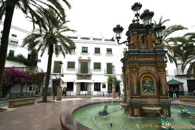 Fountain, Plaza de España, Vejer de la Frontera - Espanha