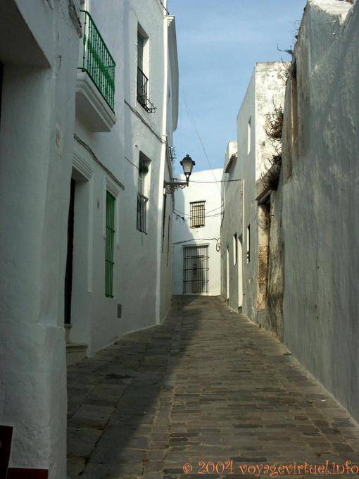 Rua de paralelepípedos de Vejer de la Frontera - Espanha