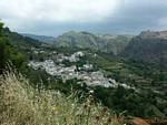 Panorama Busquístar, Alpujarras, Espanha.