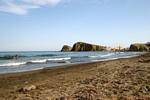 Praia norte de Isleta del Moro, Cabo de Gata, Espanha.