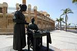 Estátuas de bronze, Cadiz, Espanha.
