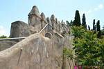 Muralhas do Castelo de Gibralfaro, Malaga, Espanha.