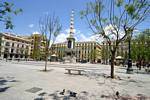 Plaza de Aduana, Málaga, Espanha.
