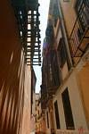 Alley, na cidade velha, Malaga, Espanha.