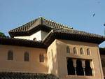 Telhados de beleza, Alhambra, Granada, Espanha.
