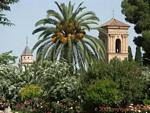Jardines del Portal, Alhambra, Granada, Espanha.