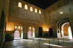 A Câmara dos Embaixadores, Alhambra Nasrid Granada, Espanha.