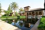 Palácio dos Partal, Alhambra Nasrid Granada, Espanha.