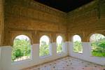 Palacio del Generalife. Mirador del oeste pátio da acequia, Alhambra Nasrid Granada, Espanha.