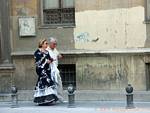 O vestido tradicional, Granada, Espanha.