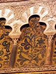 Padrões florais Adicionado, Cordoba Mezquita, Espanha.