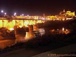 Guadalquivir Ponte romana, Cordoba Noite, Espanha.