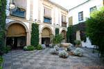 Pátio florido da Cancela, Palacio de Viana, Cordoba, Espanha.